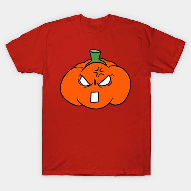 Angry Orange Bell Pepper T-Shirt by saradaboru